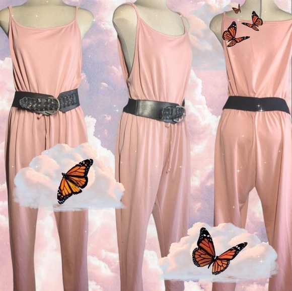 AMBIANCE cream Jumpsuit Size 1X - Picture 2 of 16